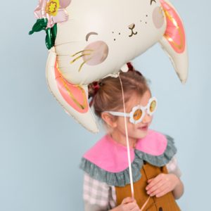 Foil balloons Rabbit, 65x55 cm, mix