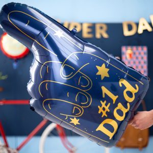 Foil balloon #1 Dad, 46 x 86.5 cm, mix