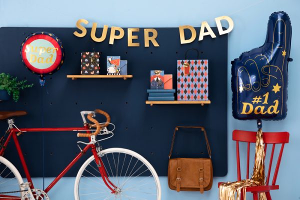 Foil balloon #1 Dad, 46 x 86.5 cm, mix