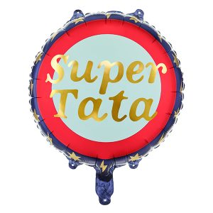 Foil balloon Super Tata, 45 cm, mix