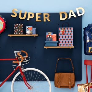 Foil balloon Super Tata, 45 cm, mix