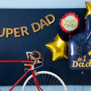 Foil balloon Super Tata, 45 cm, mix