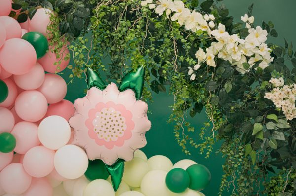 Foil balloon Flower, 70x62 cm, mix