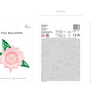 Foil balloon Flower, 70x62 cm, mix