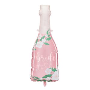 Foil balloon Bottle Bride to be, 49.5x108.5 cm, mix