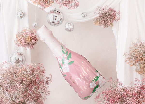Foil balloon Bottle Bride to be, 49.5x108.5 cm, mix