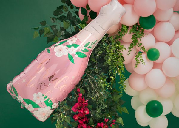 Foil balloon Bottle Bride to be, 49.5x108.5 cm, mix