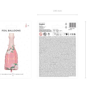 Foil balloon Bottle Bride to be, 49.5x108.5 cm, mix