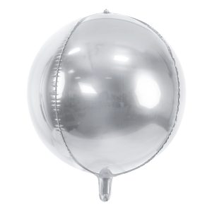 Foil Balloon Ball, 40cm, silver