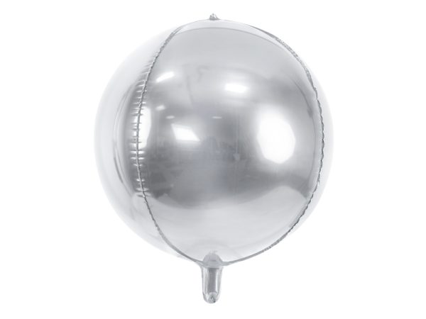 Foil Balloon Ball, 40cm, silver