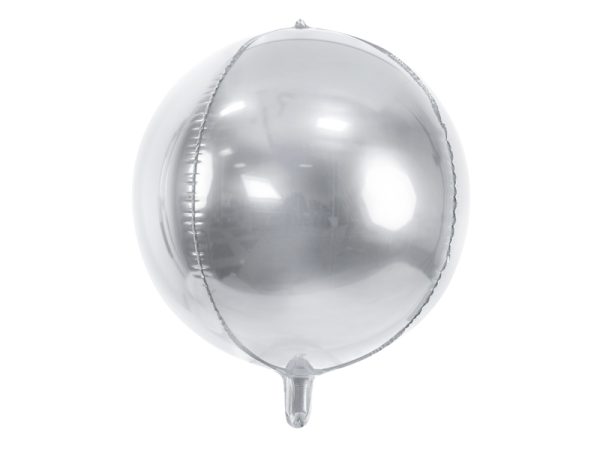 Foil Balloon Ball, 40cm, silver