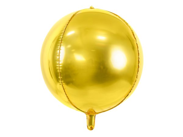 Foil Balloon Ball, 40cm, gold
