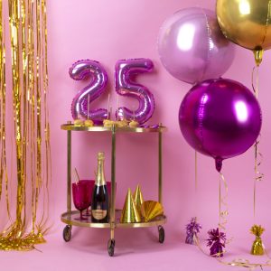 Foil Balloon Ball, 40cm, gold