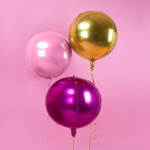 Foil Balloon Ball, 40cm, light pink