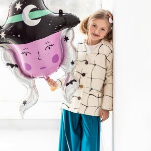 Foil balloon Witch, 73,5x101 cm, mix