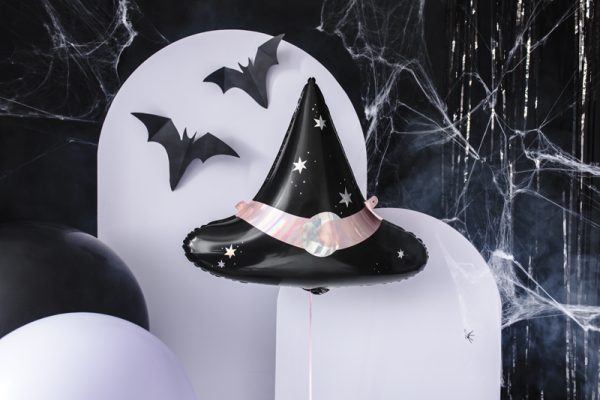 Foil balloon Witch Hat, 66,5x57,5 cm, mix
