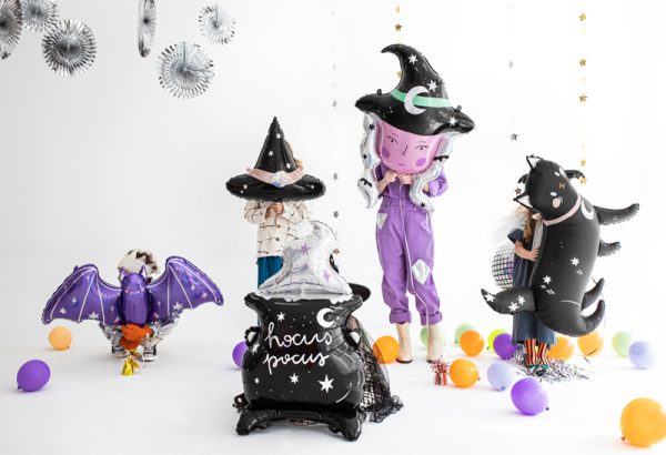 Foil balloon Witch Hat, 66,5x57,5 cm, mix