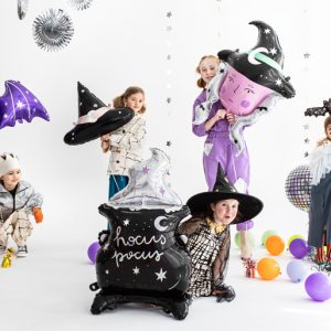 Foil balloon Witch Hat, 66,5x57,5 cm, mix