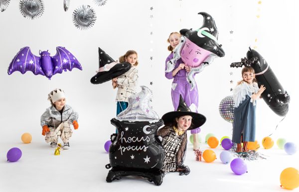 Foil balloon Witch Hat, 66,5x57,5 cm, mix