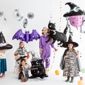 Foil balloon Witch Hat, 66,5x57,5 cm, mix
