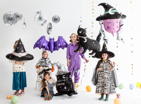 Foil balloon Witch Hat, 66,5x57,5 cm, mix