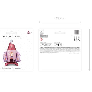 Foil balloon Haunted House, 89,5x116,5 cm, mix