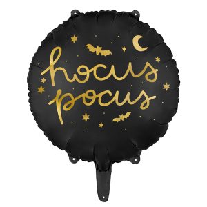 Foil balloon Hocus Pocus, 45 cm, black
