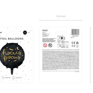 Foil balloon Hocus Pocus, 45 cm, black