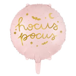 Foil balloon Hocus Pocus, 45 cm, pink