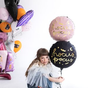 Foil balloon Hocus Pocus, 45 cm, pink