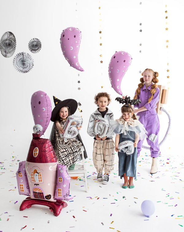 Foil balloon Ghost, 41x70 cm, mix