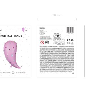 Foil balloon Ghost, 41x70 cm, mix