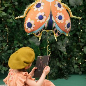 Foil balloon Ladybug, 87x75 cm, mix