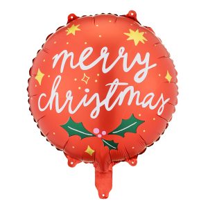 Foil balloon Merry Christmas, 45 cm, mix