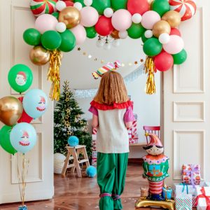 Standing foil balloon Elf, 46x88 cm, mix