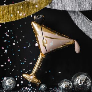 Foil balllon Glass, 126x93 cm, mix