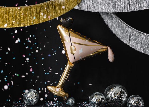 Foil balllon Glass, 126x93 cm, mix