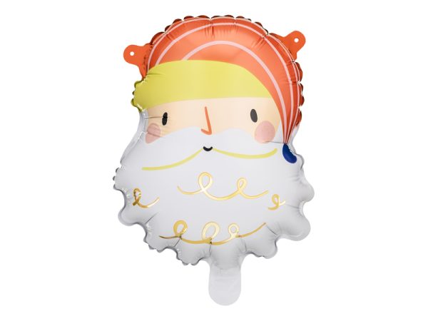 Foil balloon Santa, 26x31 cm mix (1 pkt / 5 pc.)