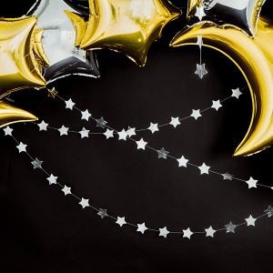 Foil balloon Moon, 60cm, gold
