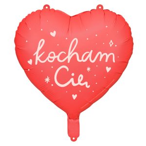 Foil balloon Heart ''Kocham Cię'', 45 cm, mixFoil balloon Heart ''Kocham Cię'', 45 cm, mix