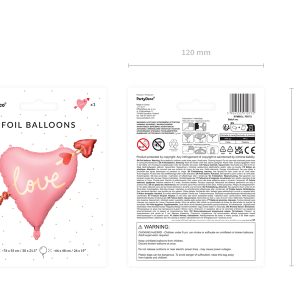Foil balloon Heart with arrow