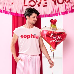 Foil balloon Love potion, 54x66 cm, mix