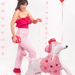 Foil balloon Poodle, 119x108 cm, mix