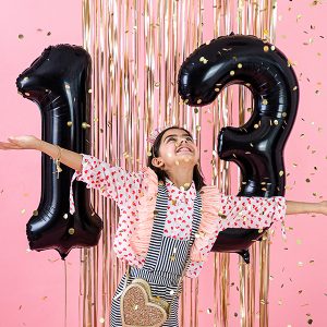 Foil Balloon Number ''1'', 86cm, black
