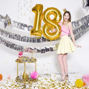 Foil Balloon Number ''1'', 86cm, gold