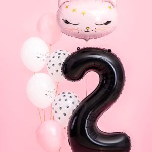 Foil Balloon Number ''2'', 86cm, black