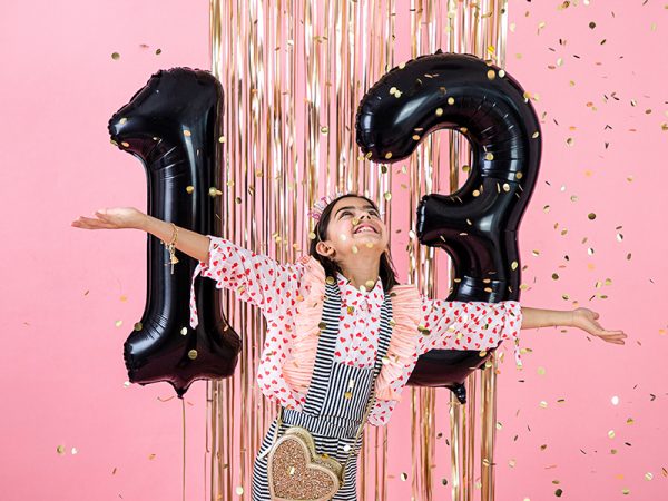 Foil Balloon Number ''3'', 86cm, black