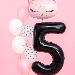 Foil Balloon Number ''5'', 86cm, black