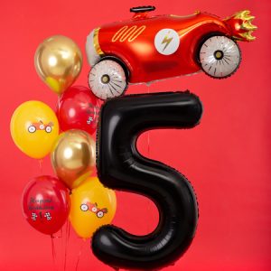 Foil Balloon Number ''5'', 86cm, black