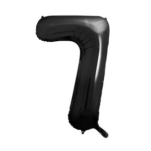 Foil Balloon Number ''7'', 86cm, black